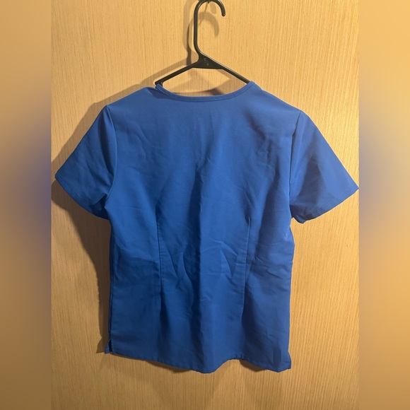 Women’s Figs Technical Collection Royal Blue Scrub Set Top and Bottom Size XS - Picture 4 of 9